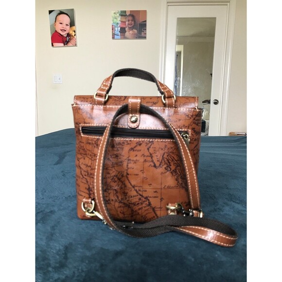 Patricia Nash Vatoni map leather mini Backpack main image 7